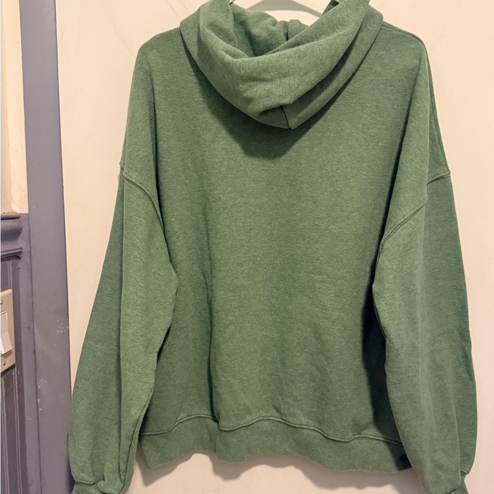 Gymshark Green Hooded Pullover Sweatshirt - Picture 2 of 4